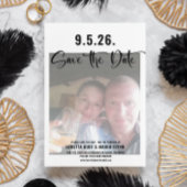 Fotoscript De datum opslaan Uitnodiging