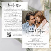 Fotoscript QR Details RSVP Bruiloft Alles in een Kaart