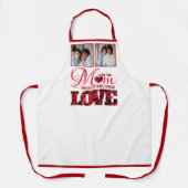 Fotoscript Stijlvolle Elegant Modern Moederdag Schort (Voorkant)