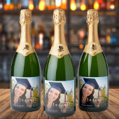 Fotoscript van Graduparty Sparkling Wijnetiket
