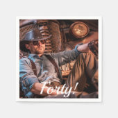 Fotoscript voor 40e verjaardag servet (Voorkant)