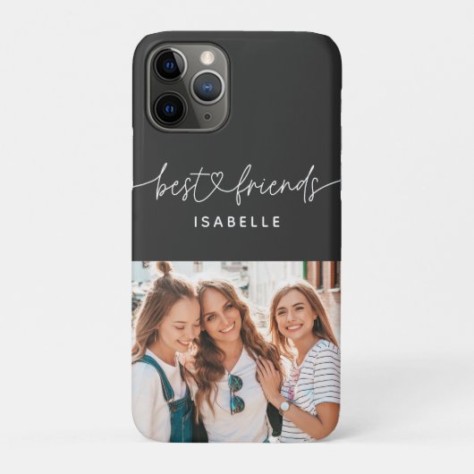 Fotoscriptgirale leuke typografie beste vrienden Case-Mate iPhone case (Achterkant)