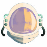 Fotosculptuur Astronaut Fotobeeldje Magneet<br><div class="desc">astronaut helmet reflectie over sterstof in de ruimte .</div>