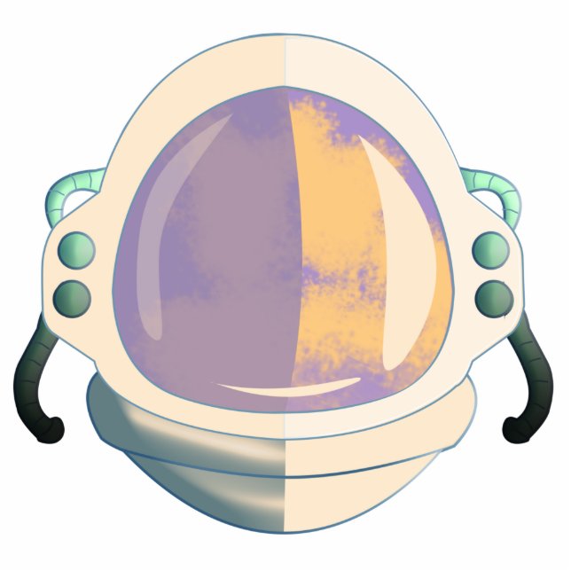 Fotosculptuur Astronaut Fotobeeldje Magneet (Voorkant)