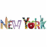 Fotosculptuur New York City Staand Fotobeeldje<br><div class="desc">Geniet van dit leuke afbeelding van New York City op een fotosculptuur op ons bureau of op een andere plek in je huis.</div>