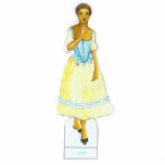 Fotosculptuur Phillis Wheatley 1773 Staand Fotobeeldje<br><div class="desc">Afrikaanse Amerikaanse dichter</div>