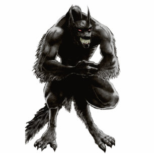 Fotosculptuur Werewolf Fotobeeldje Magneet