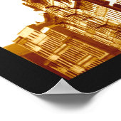 Fotosepia-tonen van Montreal-poster Poster (Hoek)