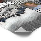 Fotoserie Bomen op zwart-wit digitale kunst Poster (Hoek)