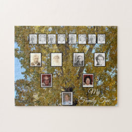 Fotoserie met Autumn Leaves Jigzaag Puzzle Legpuzzel