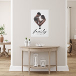 Fotoserie Modern script Eenvoudig hart Imitatie Canvas Print<br><div class="desc">Foto Familie Modern Script Simple Heart Faux Canvas Print Wall Art biedt uw favoriete foto met de elegante tekst "Familie" in de moderne scripttypografie en het jaar dat is ingesteld met het accent van een liefdeshart. Perfect geschenk voor Kerstmis, verjaardag, Moederdag, Vaderdag, jubileum, pasgeborene en nog veel meer. Ontworpen door...</div>