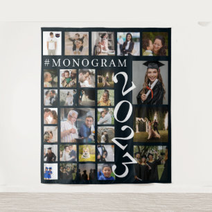 Fotoserie of collage tapestry wandkleed