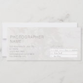 Fotosessie Cadeaukaart, fotografisch certificaat (Achterkant)