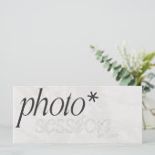 Fotosessie Cadeaukaart, fotografisch certificaat (Staand voorkant)