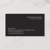 Fotoshow modern visitekaartje (Achterkant)