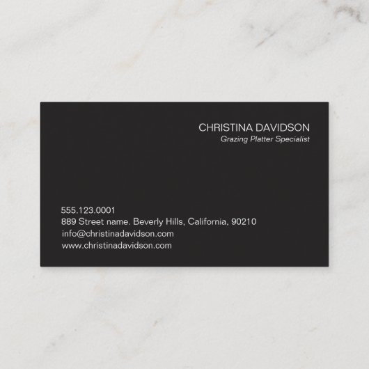 Fotoshow modern visitekaartje (Achterkant)