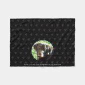 Fotosjaal voor huisdierherdenking Fleece Troostdek (Voorkant (Horizontaal))