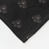 Fotosjaal voor huisdierherdenking Fleece Troostdek Deken (Hoek)