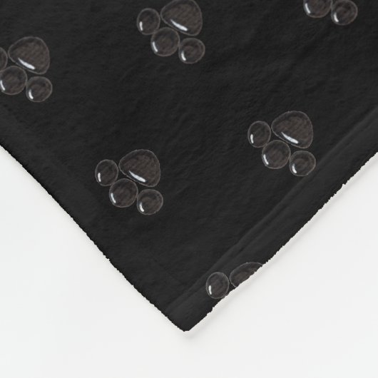 Fotosjaal voor huisdierherdenking Fleece Troostdek Deken (Hoek)