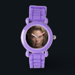 Fotosjabloon aangepast horloge<br><div class="desc">Dit ontwerp kan op het gebied worden gepersonaliseerd dat door de foto en/of tekst te veranderen wordt verstrekt. Of het kan worden aangepast door te klikken deze Sjabloon personaliseert en dan de klik te kiezen om verdere optie aan te passen en de kleur van de achtergrond te schrappen of te...</div>