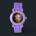 Fotosjabloon aangepast horloge<br><div class="desc">Dit ontwerp kan op het gebied worden gepersonaliseerd dat door de foto en/of tekst te veranderen wordt verstrekt. Of het kan worden aangepast door te klikken deze Sjabloon personaliseert en dan de klik te kiezen om verdere optie aan te passen en de kleur van de achtergrond te schrappen of te...</div>