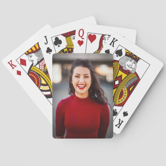 Fotosjabloon afspeelkaarten pokerkaarten (Achterkant)