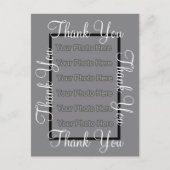 Fotosjabloon Dank u bruiloft Briefkaart (Voorkant)