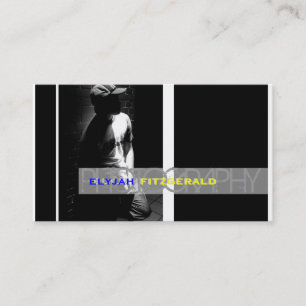 fotosjabloon, DIY-kleuren+DIY-lettertypen Visitekaartje