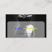 fotosjabloon, DIY-kleuren+DIY-lettertypen Visitekaartje (Achterkant)