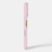 Fotosjabloon Glitter Hart met huisdier Aangepaste Case-Mate iPhone Case (Achterkant / Rechts)