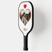 Fotosjabloon Hartvorm Pickleball Paddle (Links)