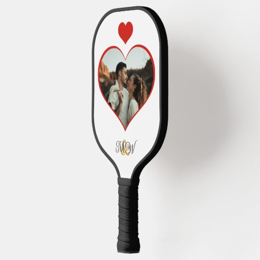 Fotosjabloon Hartvorm Pickleball Paddle (Links)
