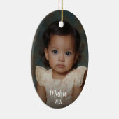 Fotosjabloon Kerst of Vakantie Ornament (Rechts)