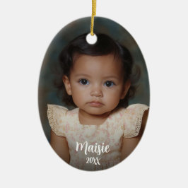 Fotosjabloon Kerst of Vakantie Ornament