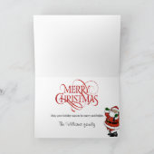 Fotosjabloon Kerstcadeau Kaart voor familie (Binnen)