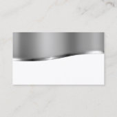 Fotosjabloon makelaar of verzekeringsagent visitekaartje (Achterkant)