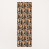 Fotosjabloon met zijkant yogamat (Voorkant)