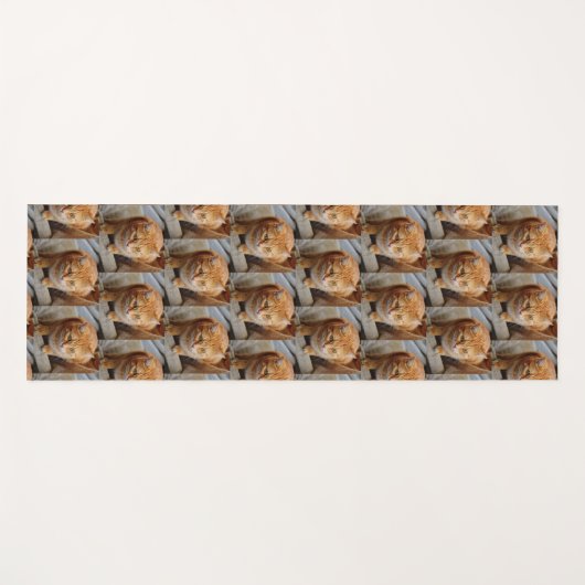 Fotosjabloon met zijkant yogamat (Voorkant (horizontaal))