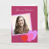 Fotosjabloon Mijn Valentijn gevulde Kaart (Voorkant)