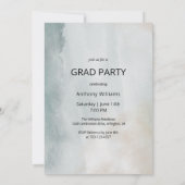 Fotosjabloon Modern Afstuderen Feest Kaart (Achterkant)