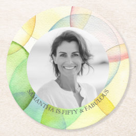 Fotosjabloon Onderzetters Verjaardagsfeest Thema