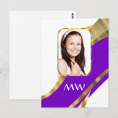 Fotosjabloon personaliseren briefkaart (Voorkant / Achterkant)