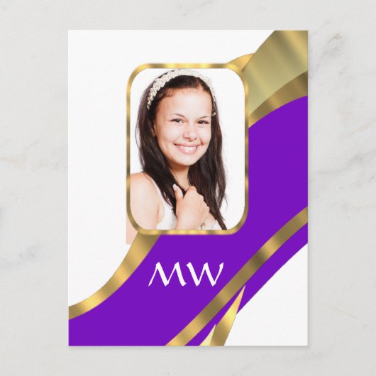 Fotosjabloon personaliseren briefkaart (Voorkant)