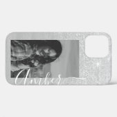 Fotosjabloon Silver Glitter Hand Lettert Custom Case-Mate iPhone Case (Achterkant (horizontaal))