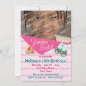 Fotosjabloon Slumber Party Kaart (Voorkant)