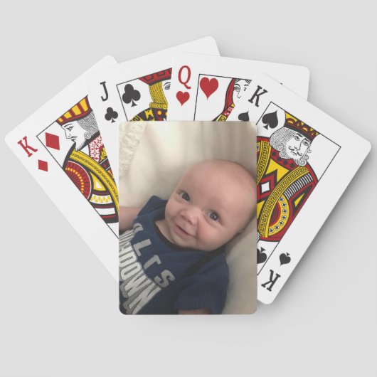 Fotosjabloon Speelkaarten Gift Oma (Achterkant)