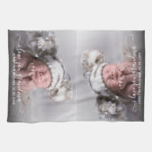 Fotosjabloon van wie ik hou van oma Kitchen Towel Theedoek (Horizontaal)