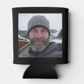 Fotosjabloon Verjaardagsfeestje Zwart Goud Elk Jaa Blikjeskoeler (Achterkant)