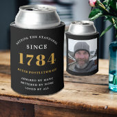 Fotosjabloon Verjaardagsfeestje Zwart Goud Elk Jaa Blikjeskoeler