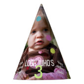 Fotosjabloon Verjaardagsjaar Feesthoedjes (Voorkant)